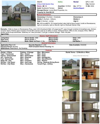 rental MLS with photos