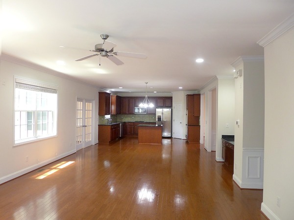 Family Room and Kitchen area