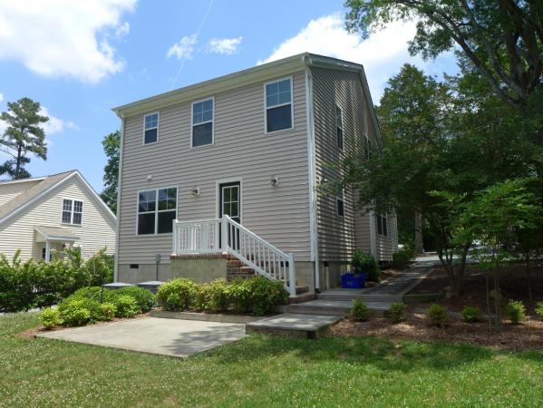 Rear View and yard