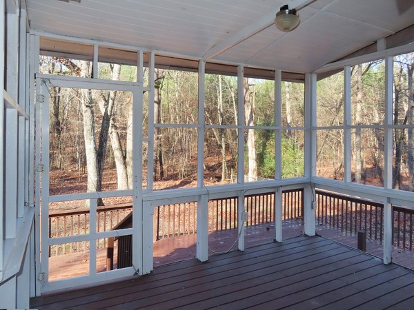 Screened porch